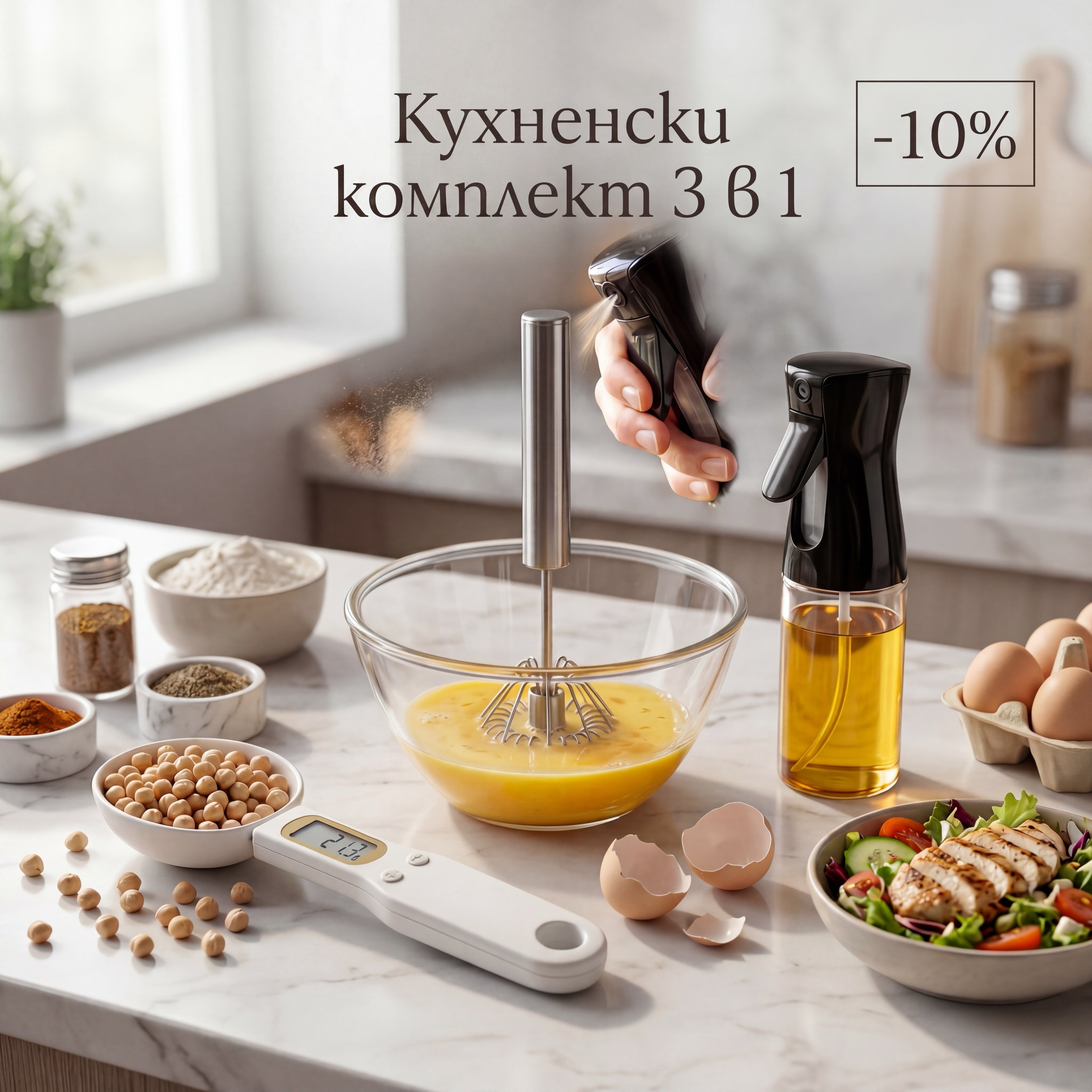 Кухненски комплект 3 в 1 – всичко необходимо за по-бързо готвене